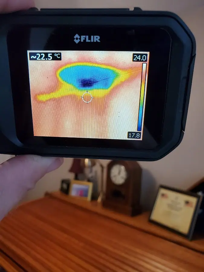 Thermal imaging inspection for water damage in Reynoldsburg